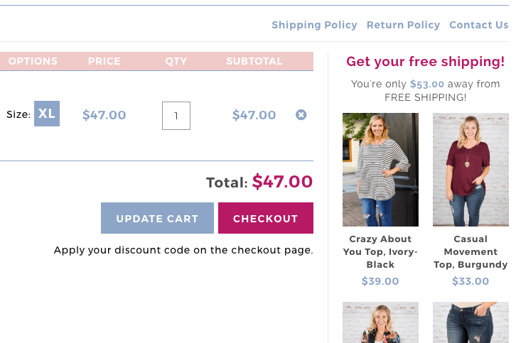 A smart upsell strategy